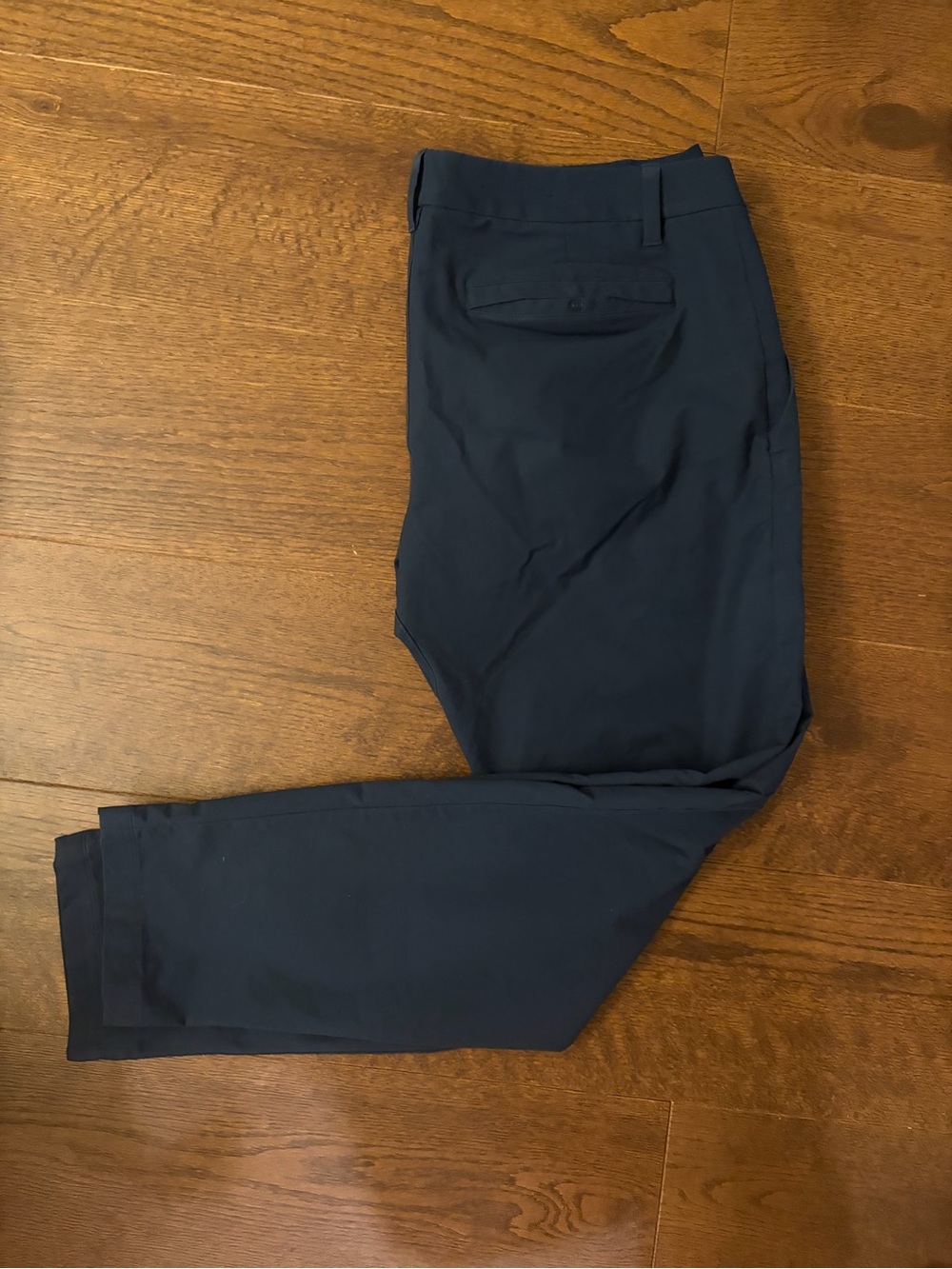 Lululemon ABC Slim Fit Trouser Stretch Cotton Versa Twill 35x32 Navy Blue
